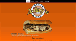 Desktop Screenshot of ajayscheesesteaks.com